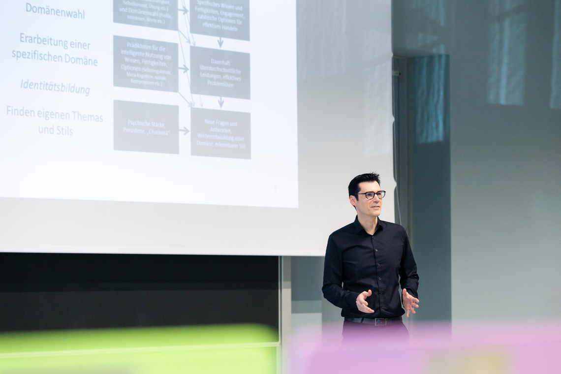 Vortrag von Keynote-Referent Roland Grabner