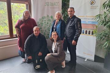 Delegation aus Haifa mit Andrea Frantz-Pittner, Eva Freytag und IL Silvia Kopp Sixt