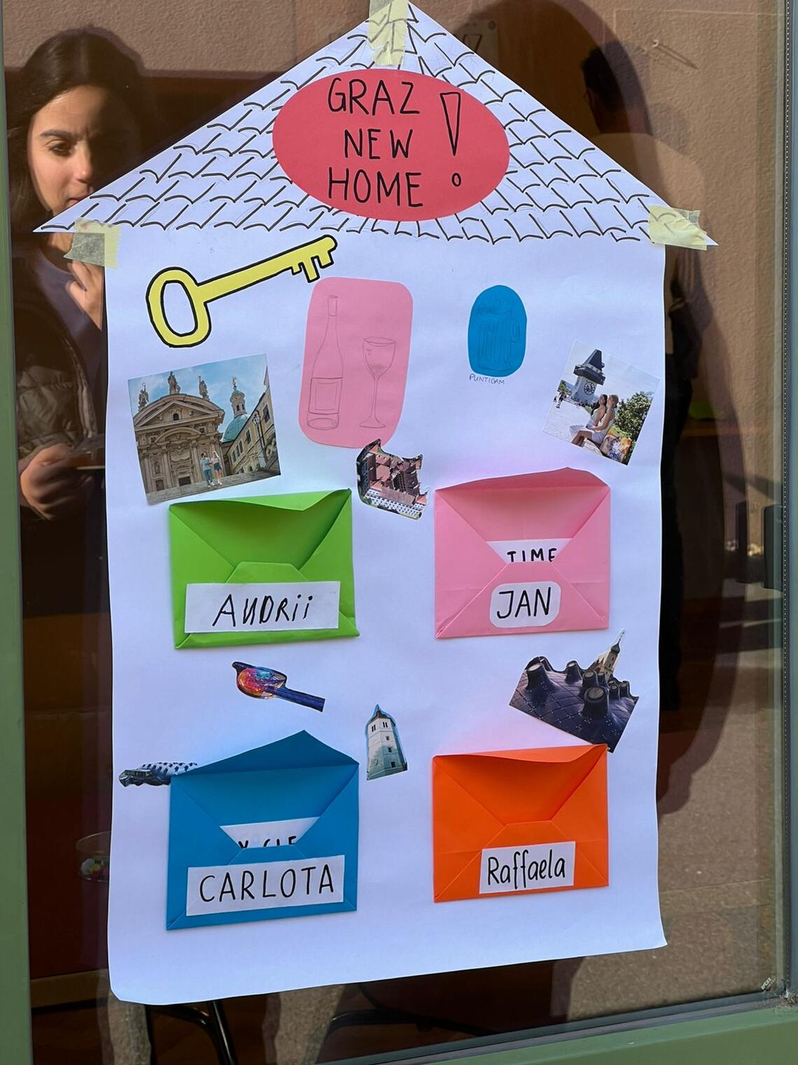 Gebasteltes Poster