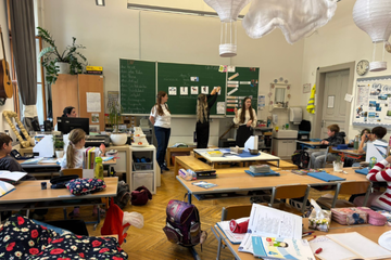 Unterricht in Klassenzimmer