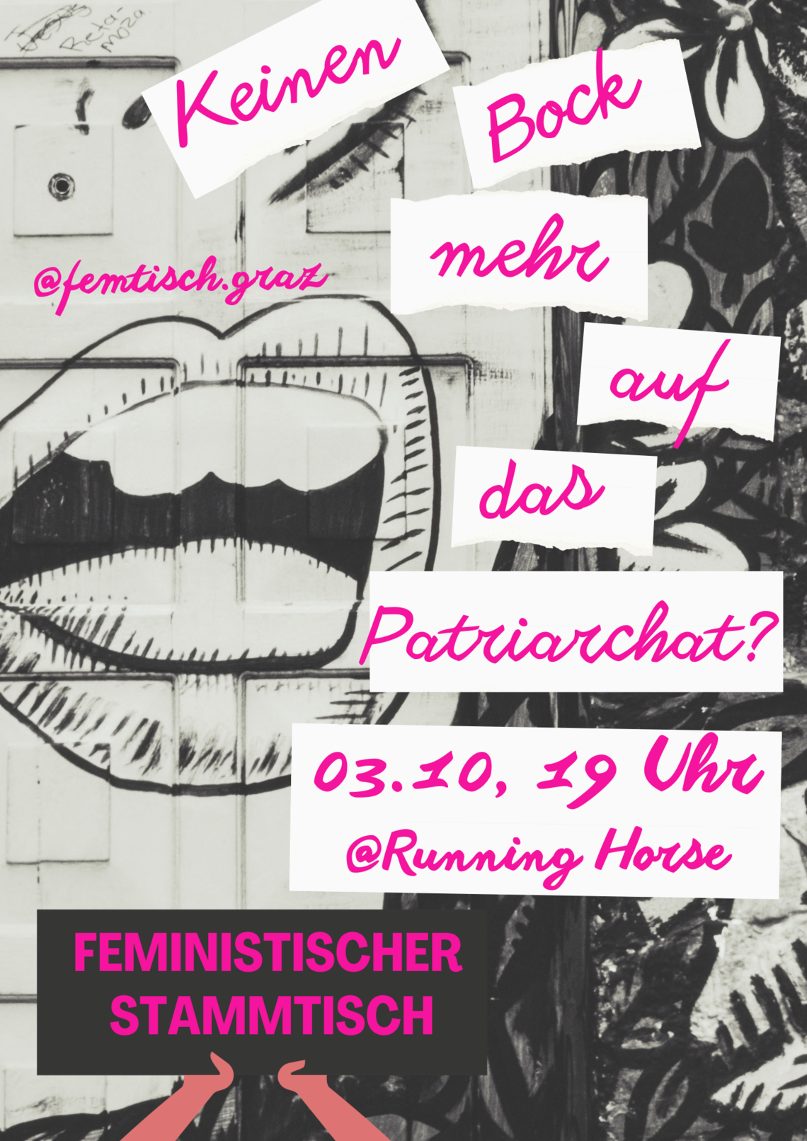 Flyer FemTisch Einladung 03.10.2023